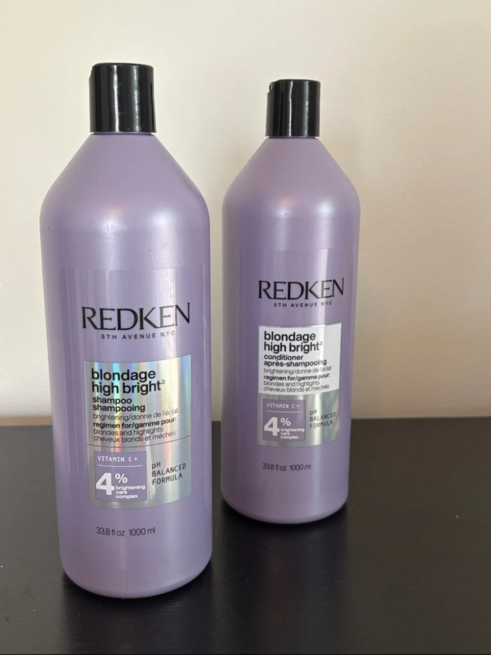 Redken Blondage High Bright Shampoo & Conditioner LITER - Discontinued - RARE